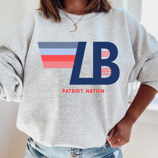 LMS Cheer Fundraiser - Lewisburg Patriot Nation Sweatshirt