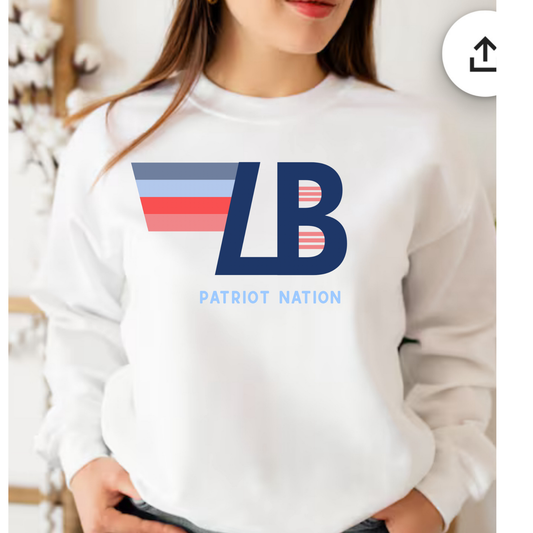 LMS Cheer Fundraiser - Lewisburg Patriot Nation Sweatshirt