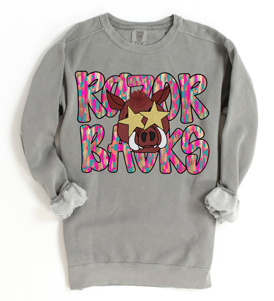 Razobacks Comfort Colors Sweatshirt/ Arkansas Sweatshirt