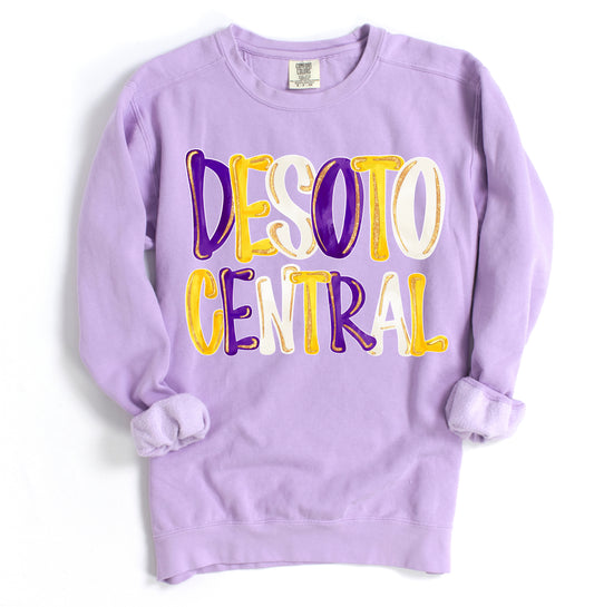 Desoto Central Jaguars Comfort Colors Sweatshirt