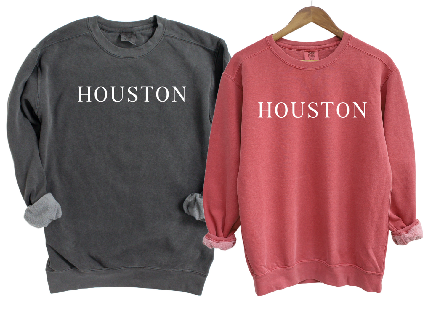 Comfort Colors Houston Seaside Print Sweatshirt