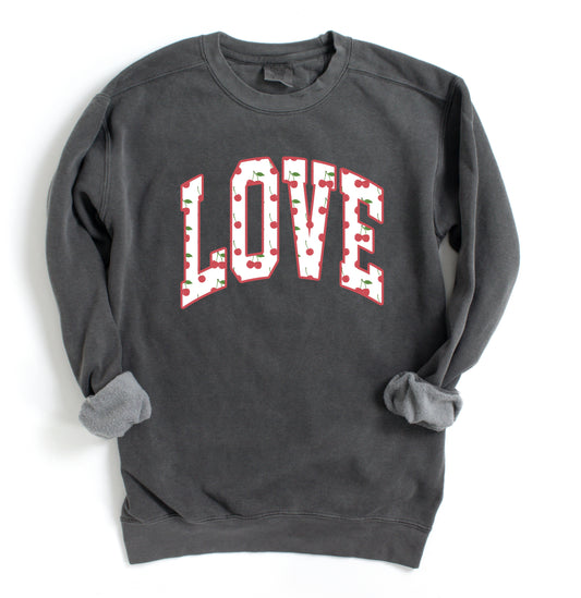 Gildan, Comfort Colors, or Bella Love Heart Sweatshirt/ Youth and Adult Sizes