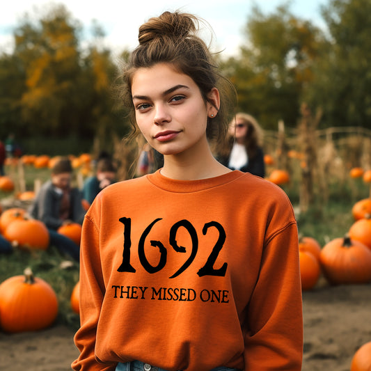 Bella Canvas 1692 They Missed One Sweatshirt/Halloween Sweatshirt