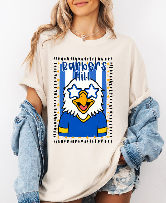 Barbers Hill Eagles Shirt/ Bella or Comfort Colors Brand/ Youth and Adult Sizes