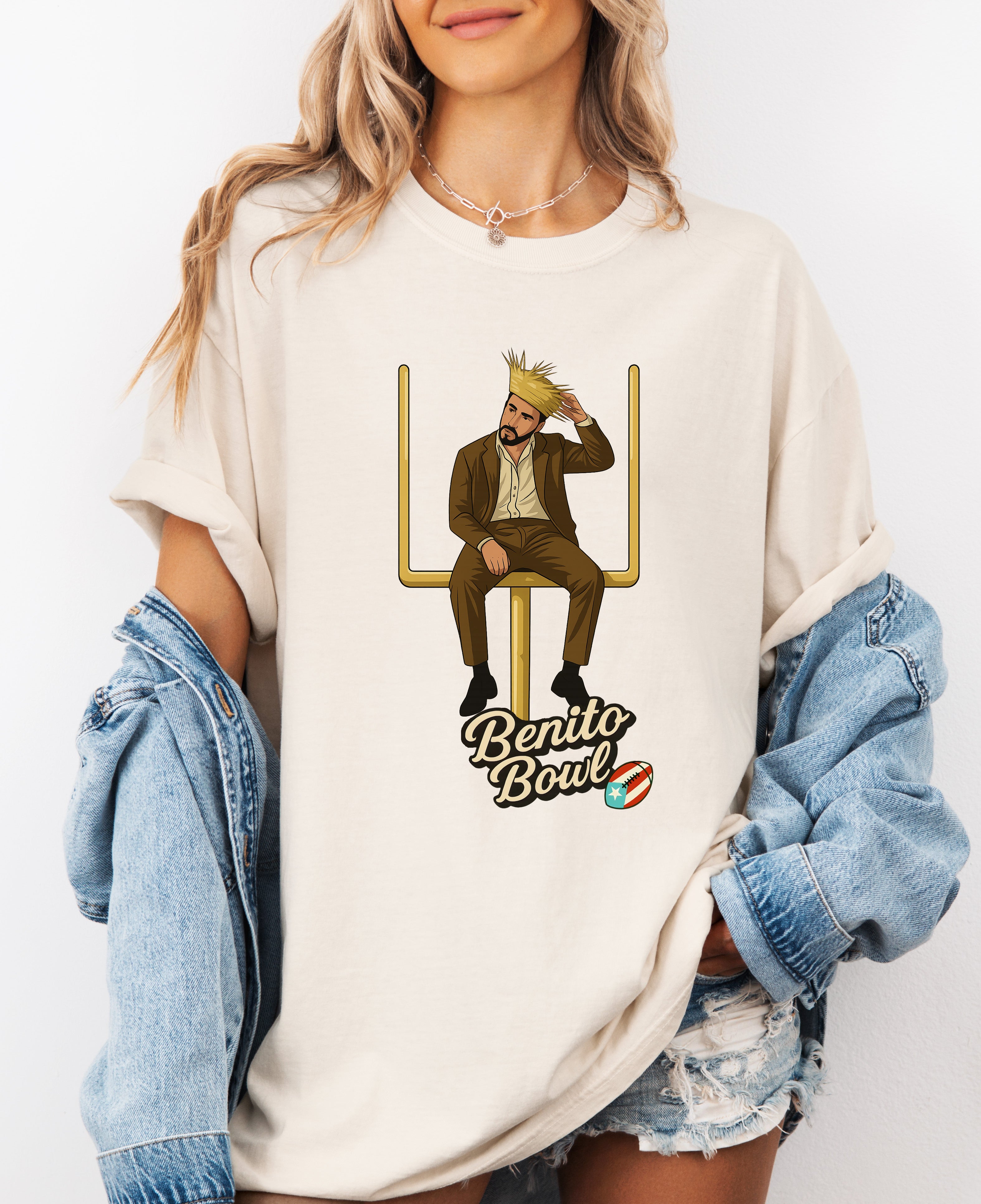 Comfort Colors or Bella Benito Bowl Shirt/ Bad Bunny Tee – Pink