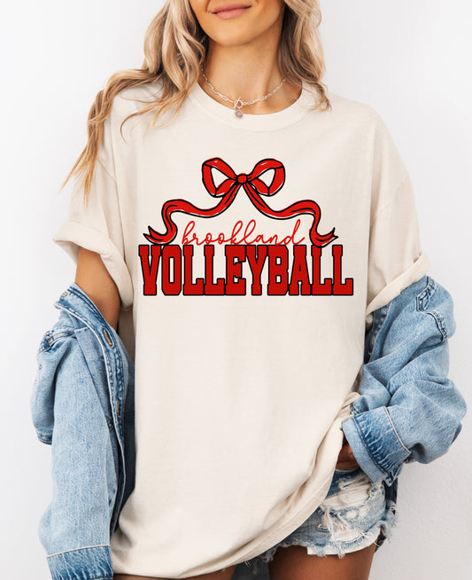 Comfort Colors or Bella Canvas Brookland Volleyball Shirt/ Youth and Adult Sizes