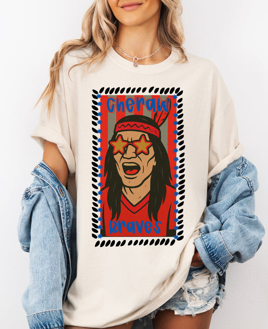 Cheraw Braves Shirt/ Bella or Comfort Colors Brand/ Youth and Adult Sizes