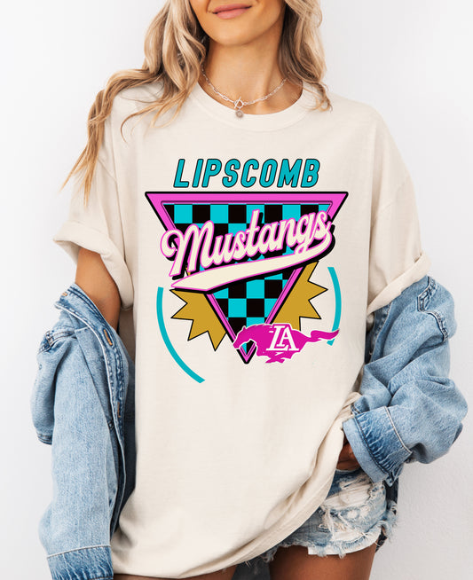 Comfort Colors or Bella Canvas Lipscomb Mustangs Tee/ Youth and Adult Sizes