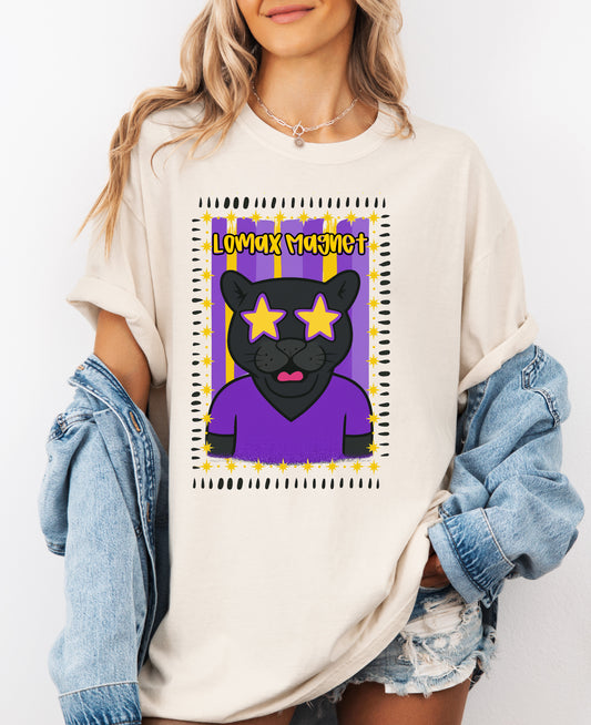 Comfort Colors or Bella Canvas Lomax Magnet Panthers Shirt/ Youth and Adult Sizes
