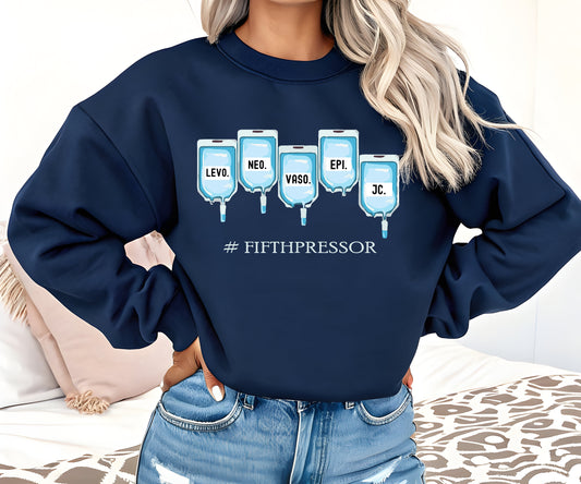 Gildan or Bella Canvas Fifth Pressor ICU Nurse Sweatshirt /Nursing Sweatshirt