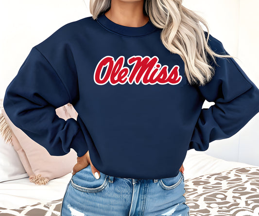 Bella or Gildan Hotty Toddy Sweatshirt / Mississippi Sweatshirt / Ole Miss Sweater / Youth and Adult Sizes