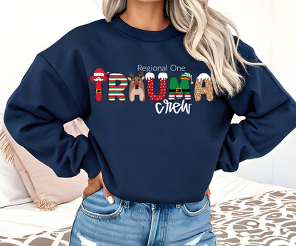 Regional One Trauma Crew Sweatshirt/ Gildan or Bella Canvas Brand Options