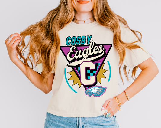 Comfort Colors Boxy Crop Cosby Eagles Shirt -  Adult Sizes