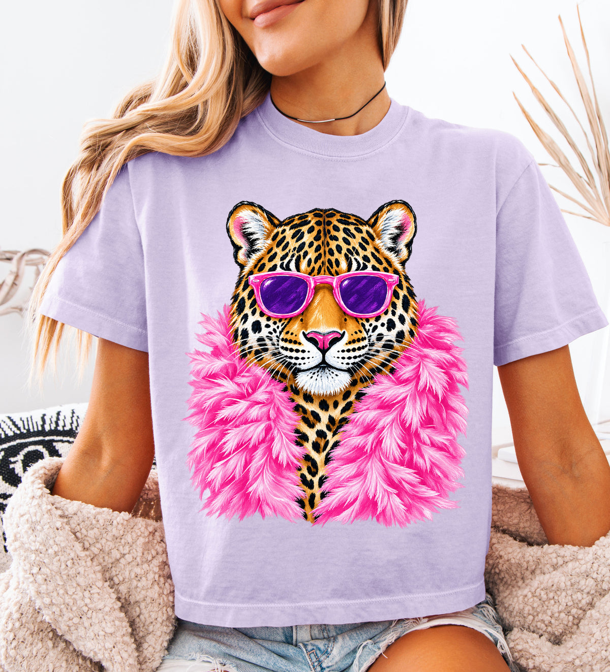 Comfort Colors Boxy Crop Jaguars Spirt Wear/  Adult Sizes -Desoto Central Jaguars