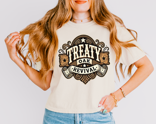 Boxy Crop Treaty Oak Revival Shirts/ Comfort Colors / Adult Sizes