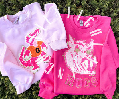 PREORDER Spirit Sweatshirt / Many Options Available/ WITH WORDING/ Must purchase to have words on sweatshirt