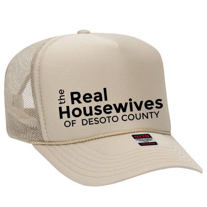 CUSTOM Real Housewives of Your Town Trucker Hat/ Funny Gifts for Her/ Real Housewives of Desoto County