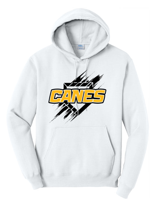 White Canes Hoodie/ Youth and Adult Sizes