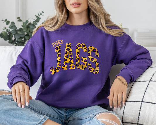 PHES Jags Gildan or Bella Desoto Central Unisex Sweatshirt /  Youth and Adult Sizes/ Desoto County Schools / Mississippi School Shirt