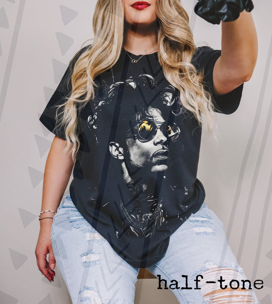 Halftone Collection - Prince- Gildan Softstyle or Comfort Colors Brand/ Youth and Adult Sizes