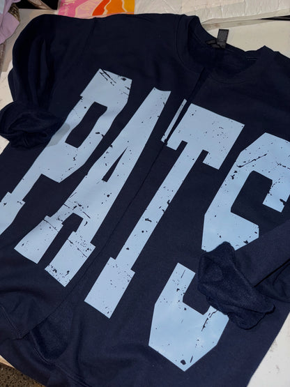 Custom Sweatshirt Cardigans - Oversized Print - Option of Additional Personalization on Back and Sleeves