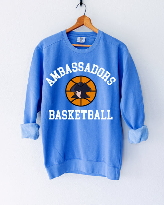 Comfort Colors Ambassadors Basketball Sweatshirt/ Adult Sizes