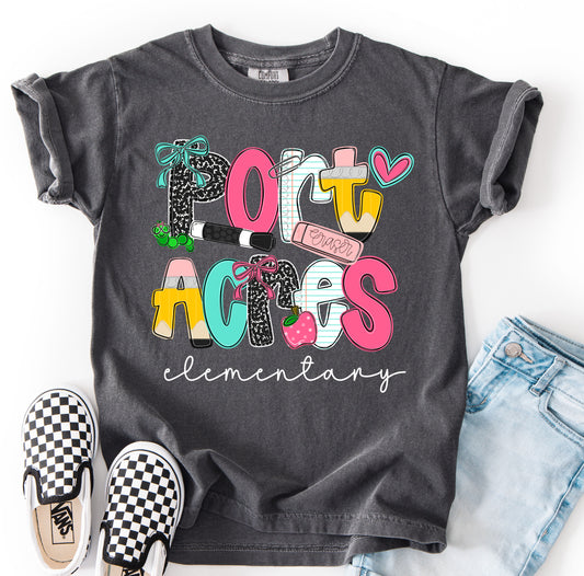 Port Acres Elementary Shirt / Comfort Colors Brand