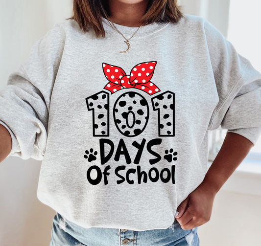 101 Days of School Sweatshirt/ Bella Canvas or Gildan/ Youth and Adult Sizes