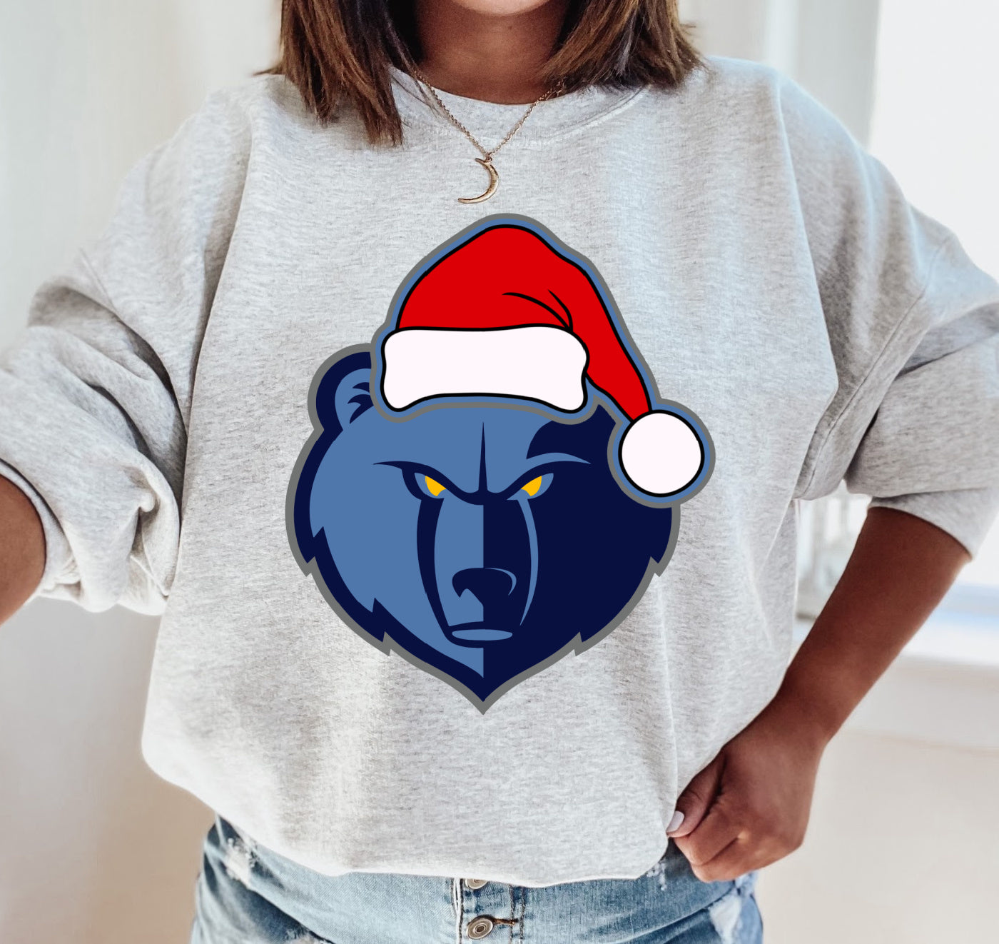 Youth and Adult Grizzlies Christmas Sweatshirts/ Multiple Colors