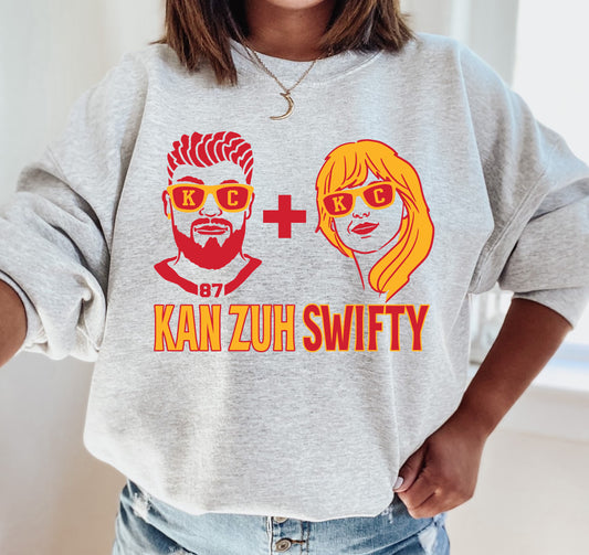 Ash Sweatshirt - Kan Zuh Swifty Design  -  Youth and Adult Sizes