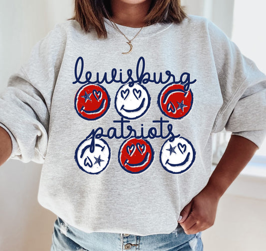 Bella or Gildan Lewisburg Patriots Unisex Sweatshirt  Adult Sizes/ Lewisburg Sweatshirt