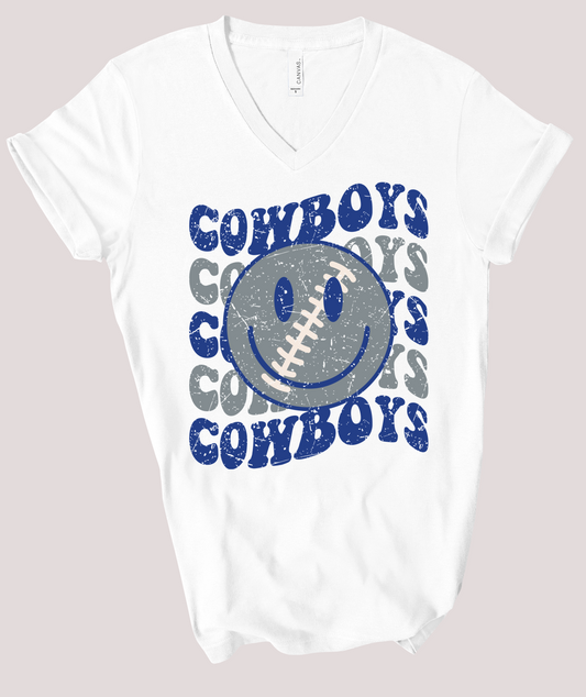 Bella Cowboys V-Neck Tee