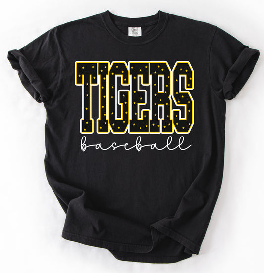Comfort Colors or Gildan Softstyle Tigers Baseball Tee/ Hernando Baseball Shirt/ Youth and Adult Sizes