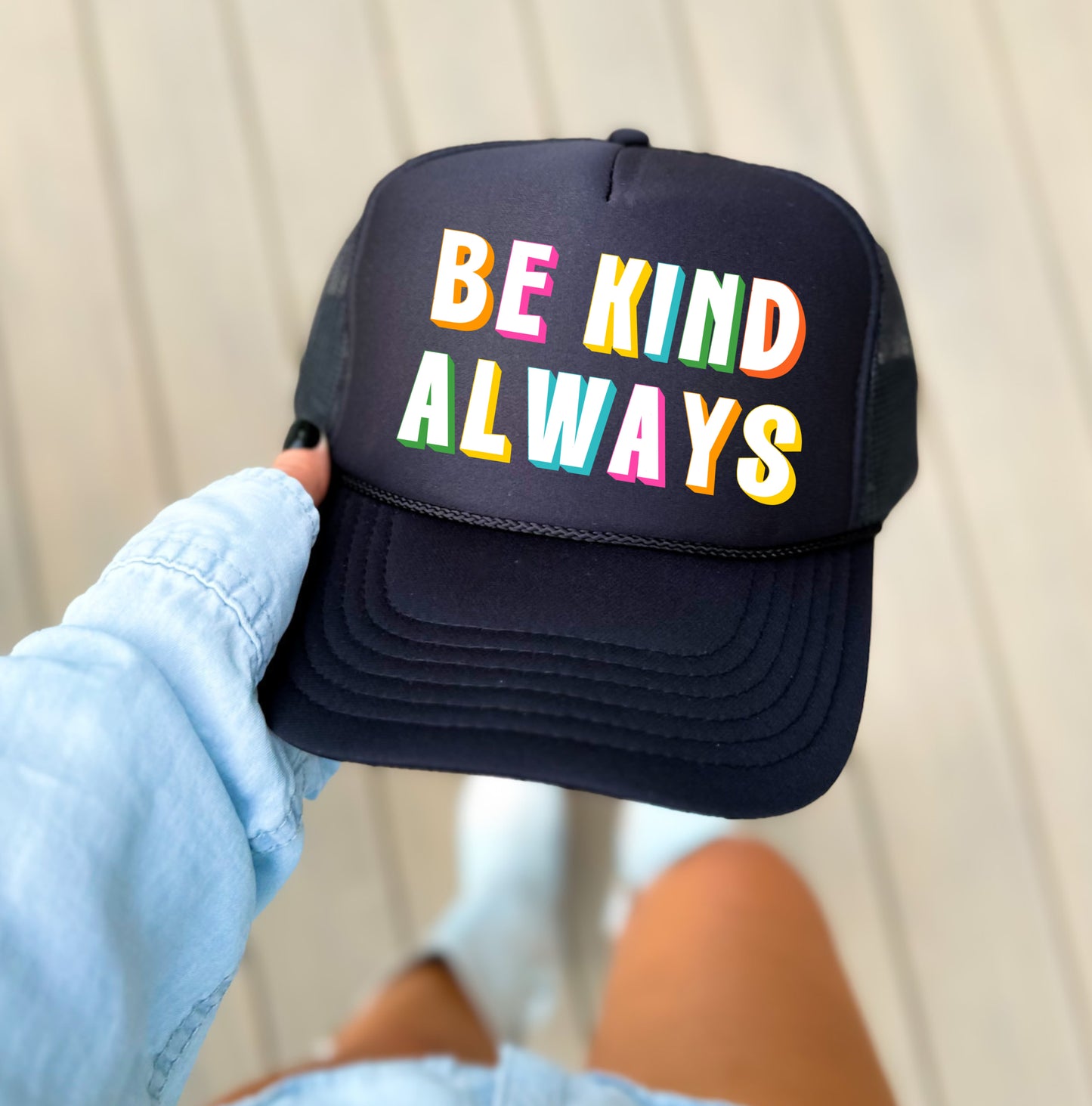 Be Kind Always Trucker Hat /Gifts for Her / Inspiring Hats