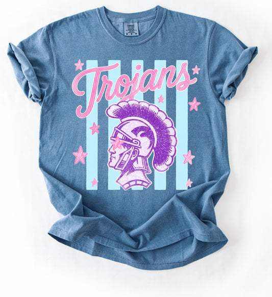 Comfort Colors Northpoint Trojans Tee/ Youth and Adult Sizes