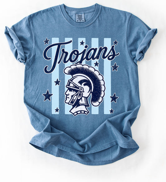 Comfort Colors Northpoint Trojans Tee/ Youth and Adult Sizes