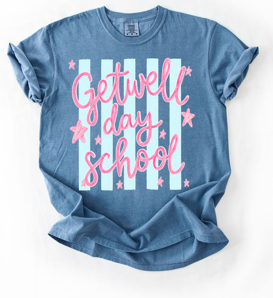 Comfort Colors Getwell Day School Shirt/ Youth and Adult Sizes