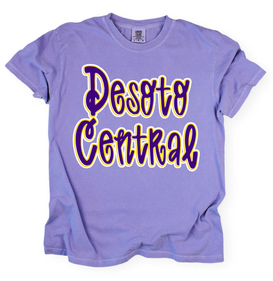 Comfort Colors or Bella Canvas Desoto Central Tee / Desoto Central Schools / Mississippi School Shirt /Youth and Adult Sizes - DC Jags/ Desoto Central