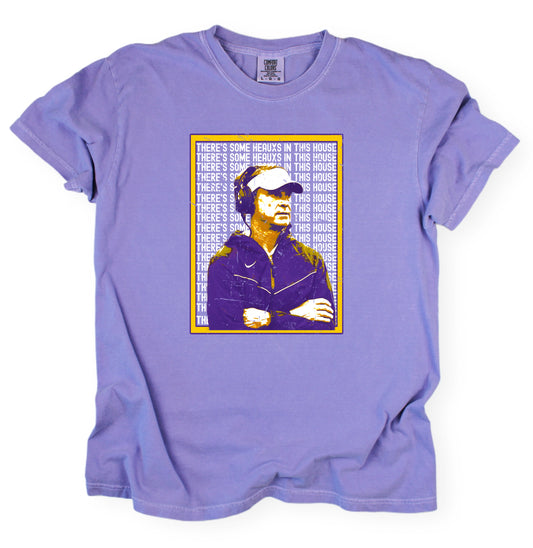 There's Some Heauxs In This House Shirt/ LSU Lane Shirt- Comfort Colors Brand