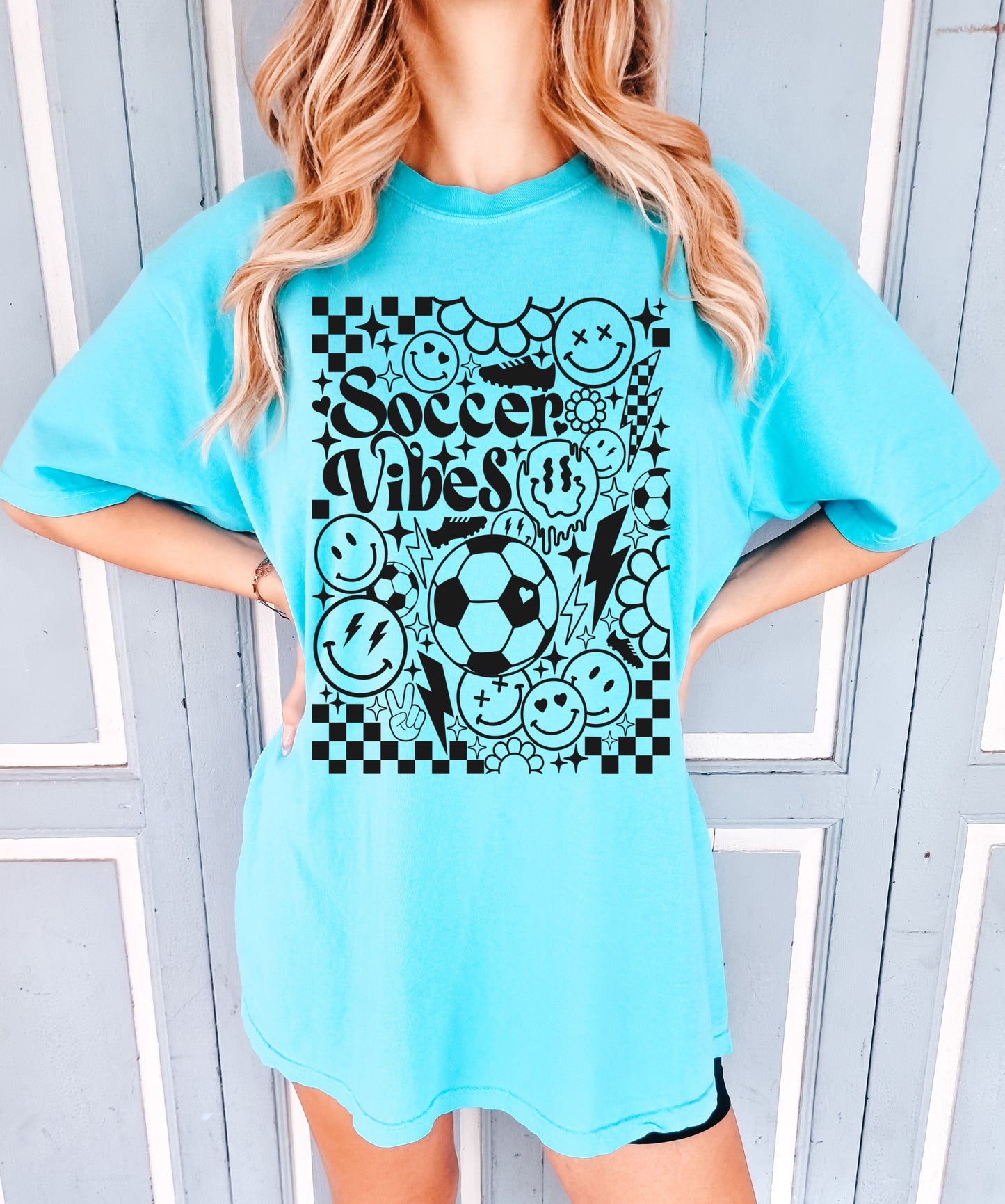 Soccer Vibes T-Shirt / Soccer Shirt / Bella Canvas or Comfort ColorsTee
