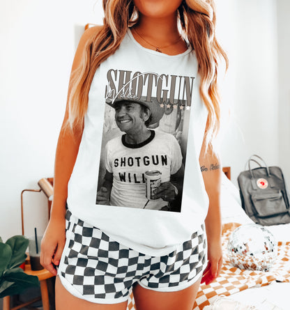 90's Throwback Collection - Shotgun Willie Tank/Comfort Colors or Bella Canvas Shirt / Lake Cover Up /Multiple Colors