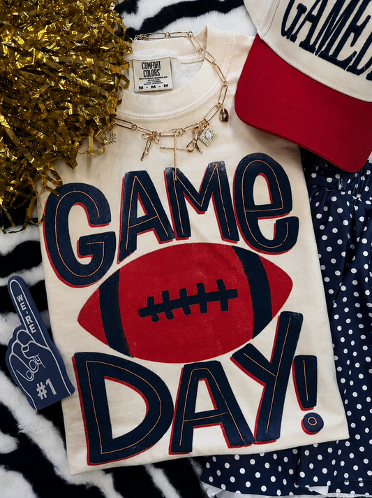 Comfort Colors Or Gildan Softstyle Game Day Football Shirt/ Lewisburg Tee/ Lewisburg Patriots/ Youth and Adult Sizes