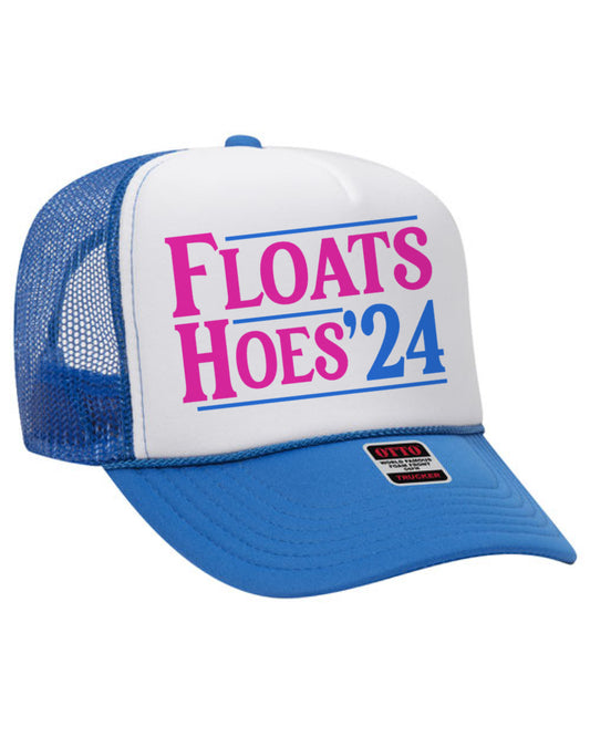 Floats Hoes 24 Funny Trucker Hat/ Funny Trucker Hats/ Pool Hats