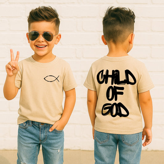 Child of God Religious Shirt/ Youth and Adult Sizes/ Little Boys Religious Shirt