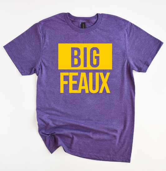 Big Feaux Shirt/ LSU Flau’jae Johnson Shirt- Gildan Softstyle