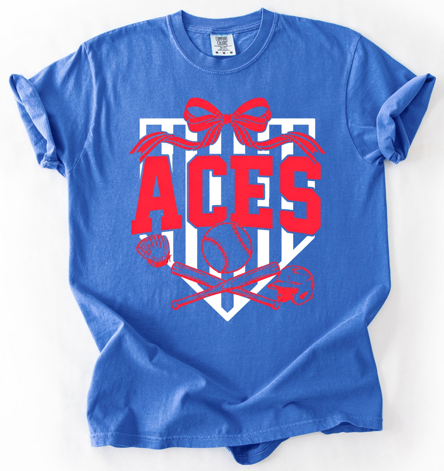 Comfort Colors or Bella Canvas Mississippi Aces Baseball Shirt