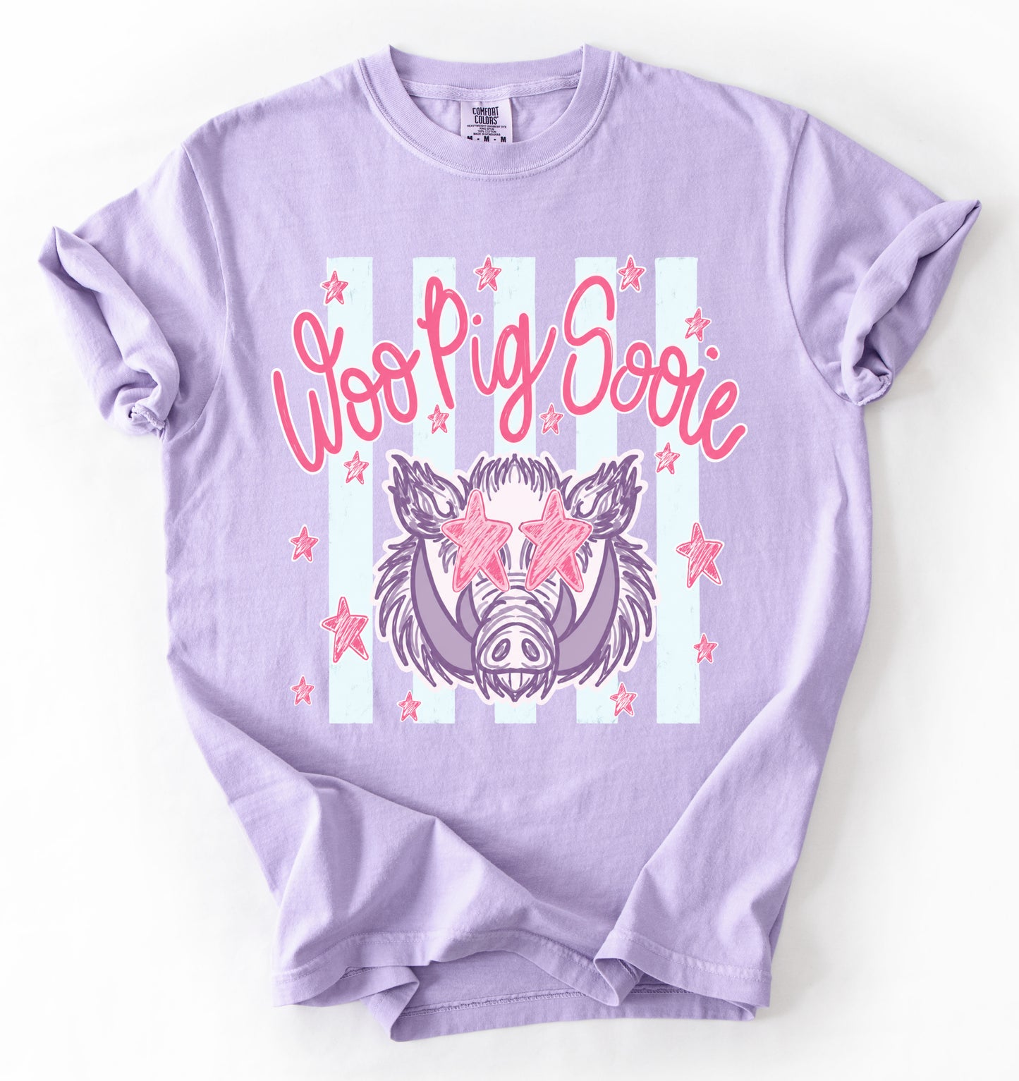 SPIRIT DROP - Woo Pig Sooie Razorbacks Shirt - Comfort Colors -Youth and Adult Size Tee