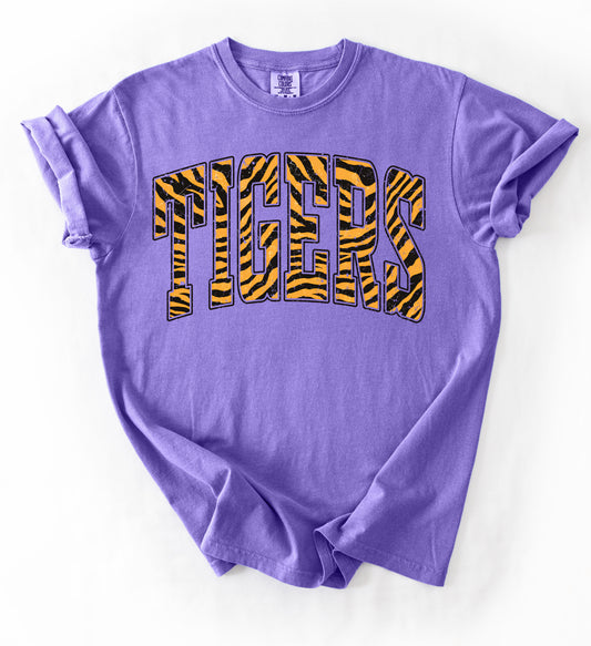 L S U Tigers Shirt/ LSU  Shirt- Bella Canvas Brand or Comfort Colors