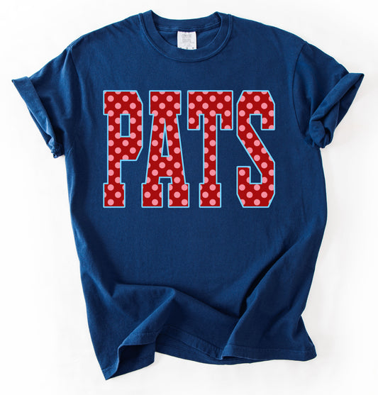 Comfort Colors or Gildan Softstyle PATS.Polka Dot Tee - Youth and Adult Sizes
