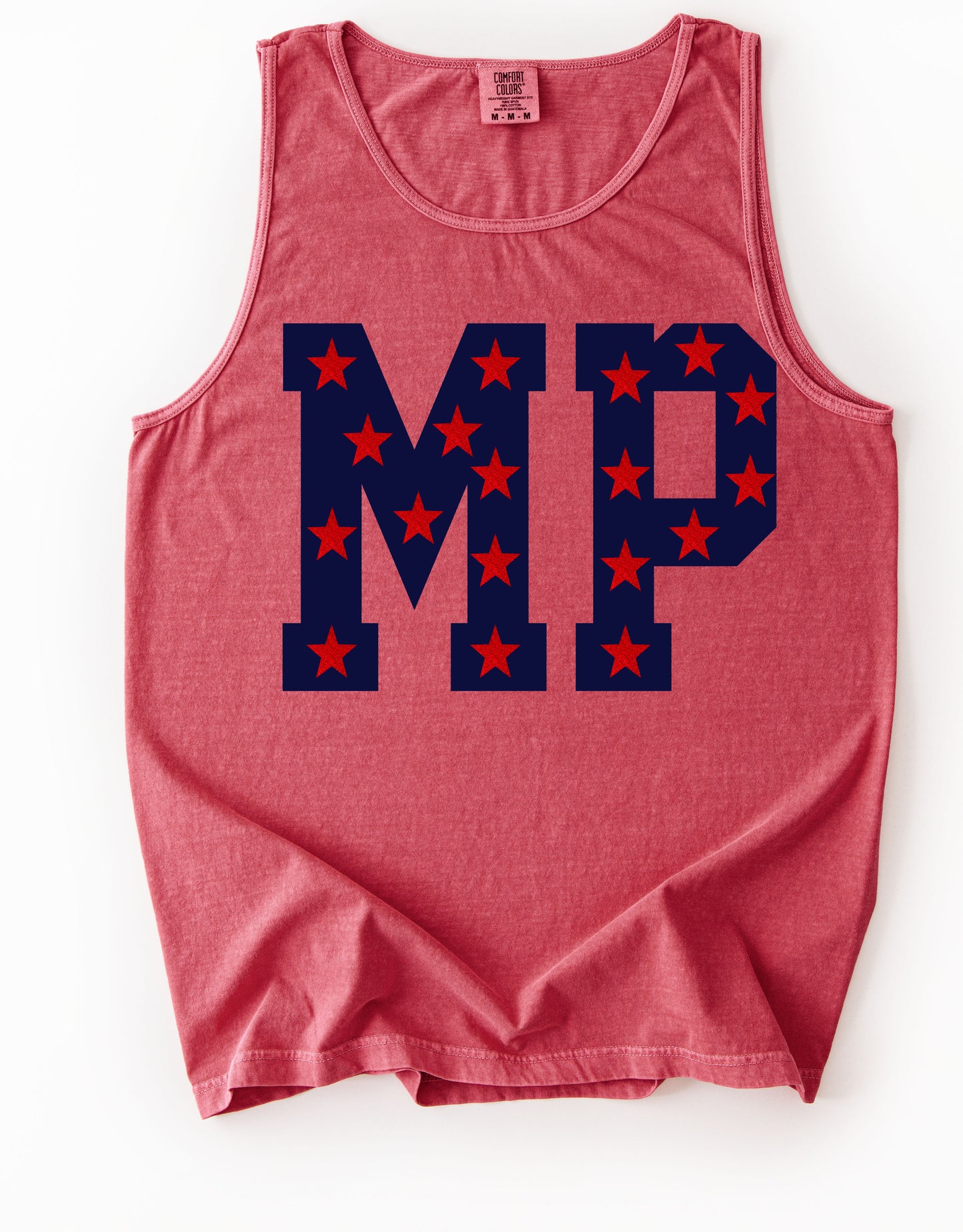 Navy Comfort Colors Mississippi Pride Softball Tank Top